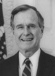 George Bush, der amerikanische Präsident