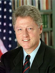 William J. Clinton, der amerikanische Präsident