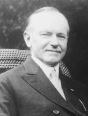 Calvin Coolidge, der amerikanische Präsident