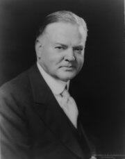 Herbert Hoover, der amerikanische Präsident