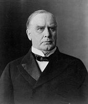 William McKinley, der amerikanische Präsident