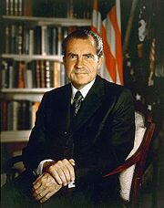 Richard M. Nixon, der amerikanische Präsident