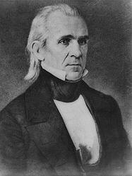 James K. Polk, der amerikanische Präsident