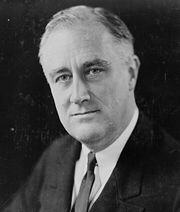 Franklin D. Roosevelt, der amerikanische Präsident