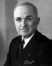 Harry S. Truman, der amerikanische Präsident