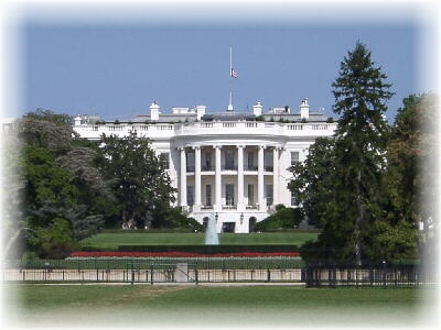 Das Weie Haus, der Regierungssitz des amerikanischen Prsidenten