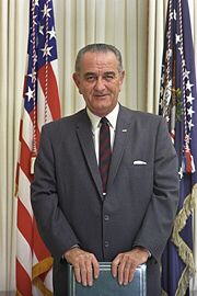Lyndon B. Johnson, der amerikanische Präsident
