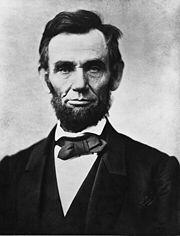 Abraham Lincolns, der amerikanische Präsident