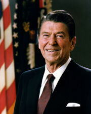 Ronald Wilson Reagan, der amerikanische Präsident