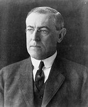 Woodrow Wilson, der amerikanische Präsident